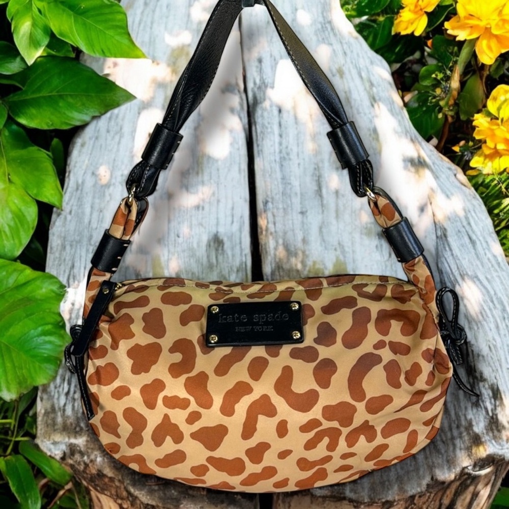 Kate Spade Mini Gabi Camel Shoulder Bag  Rare Vintage